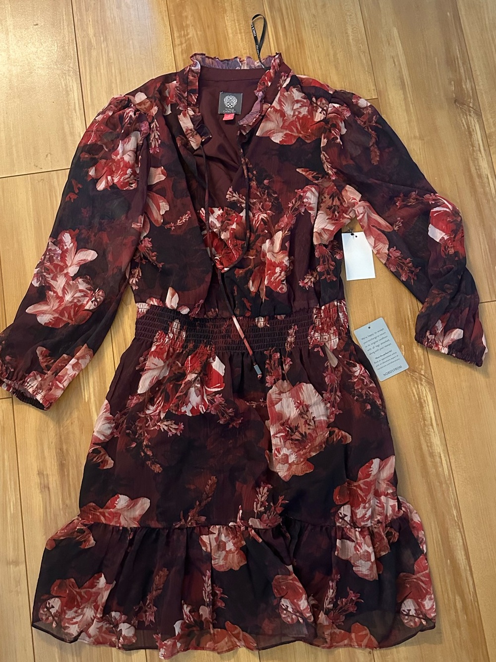 NWT Vince Camuto floral dress, size 8